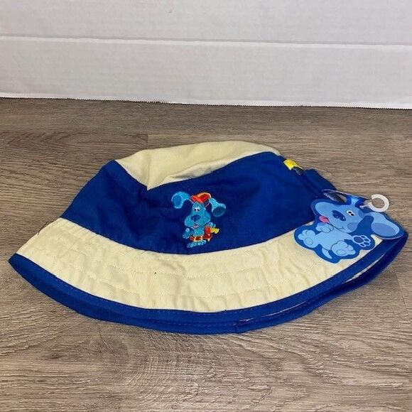 Vintage Blues Clues Handyman Bucket Hat NWT 2000 Carpenter Khaki - Picture 1 of 6